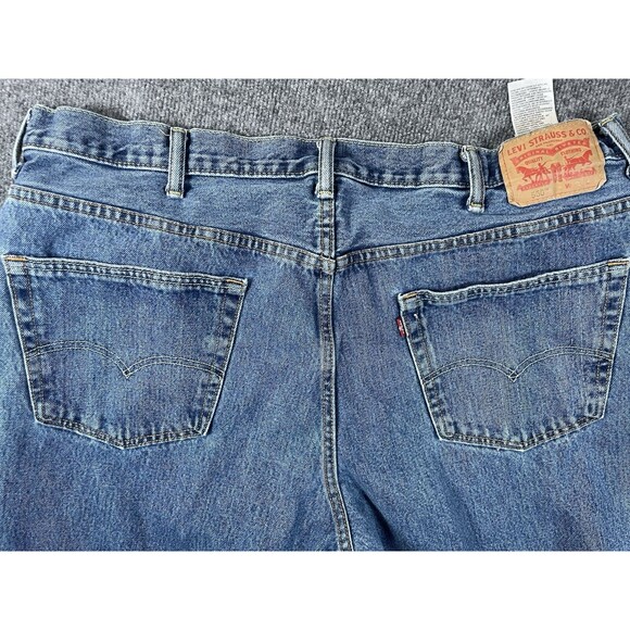 Levi's 550 Jeans Mens 44x30 Blue Loose Fit Straight Relaxed 90s Denim - Picture 5 of 12